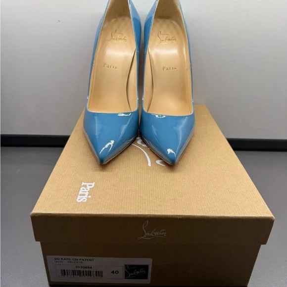 Christian Louboutin Blue Women's Heels - Picture 2 of 7